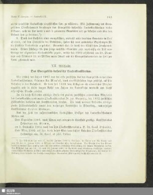 XII. Abschnitt. Das Evangelisch-lutherische Landeskonsistorium