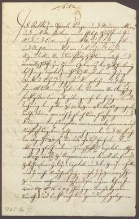Balthasar Heinle in Mannheim verschreibt sich gegenüber der Zollschreiberei in Mannheim über 35 Gulden Kapital.
