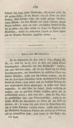 289-296 Ueber das Weihwasser
