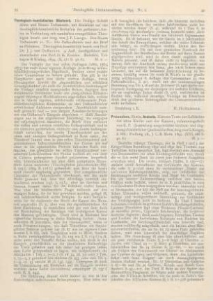 40-42 [Rezension] Preuschen, Erwin, Analecta. Kürzere Texte zur Geschichte der alten Kirche und des Kanons, zusammengestellt von E. P