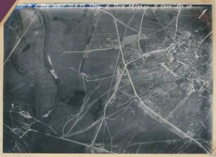 Foto der Stellungen bei Beaurieux (Luftbild)