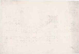 Döllgast, Hans; Marktbreit (Bayern); Pfarrkirche, Treppenaufgang - Schnitte