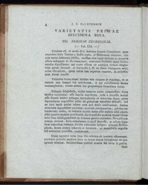 Varietatis Primae Specimina Bina. (Tab. XXI. [und] XXII.)
