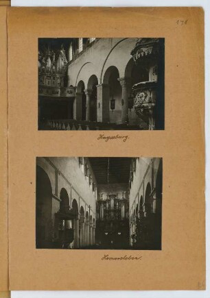 Kloster Huysburg, Halberstadt / Klosterkirche Hamersleben: Innenansichten (aus: Skizzen- und Fotoalbum 24)