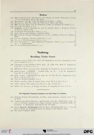Marken (Nr. 1190-1202)