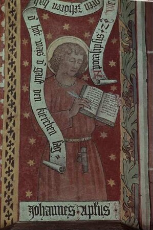 Credo-Apostel-Zyklus — Paulus, ein Engel und Johannes — Der Apostel Johannes