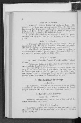 3. Anschauungs-Unterricht.