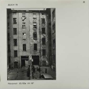 Fotografie: Naunynstr. 65-65a, um 1981