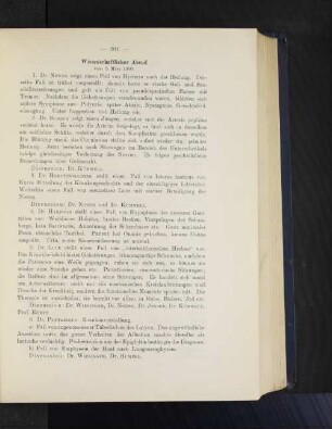 Wissenschaftlicher Abend vom 3. März 1900.