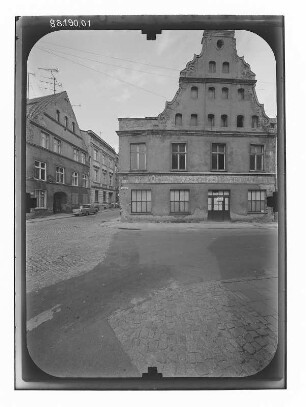 Stralsund-Altstadt, Semlowerstraße. Wohnhaus. Straßenfront