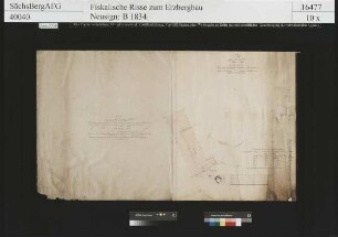 Grubenfeld von Freundliche Gesellschaft Erbstolln oberhalb des Thieleschen Hammerwehrs bei Hilbersdorf und Halsbach