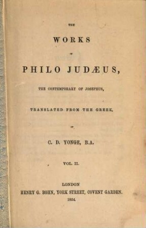 Works : Translated from the Greek by C. D. Yonge. 2