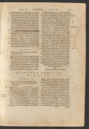 Epistola Pavli Ad Ephesios.