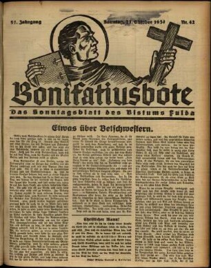 Ausgabe vom Sonntag, den 21. Oktober 1934.
