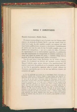 Notas y comentarios