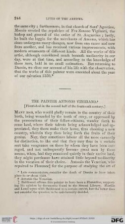 The painter Antonio Viniziano