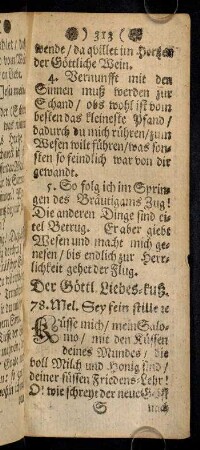313-323, 78. Der Goettliche Liebes-kuß; ...