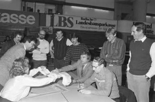 Kommunalwahl am 28. Oktober 1984. Auszählung der Stimmen