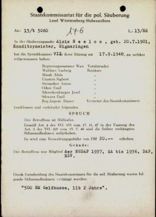 Seelos, Alois