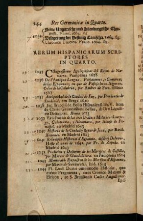 Rerum Hispanicarum Scriptores In Quarto.