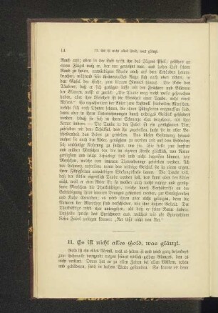 11. Es ist nicht alles Gold, was glänzt.