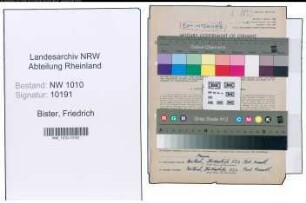 Entnazifizierung Friedrich Bister , geb. 26.12.1898 (Dreher)