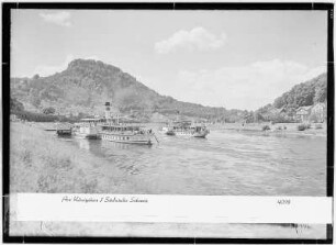 Am Königstein mit Schiff