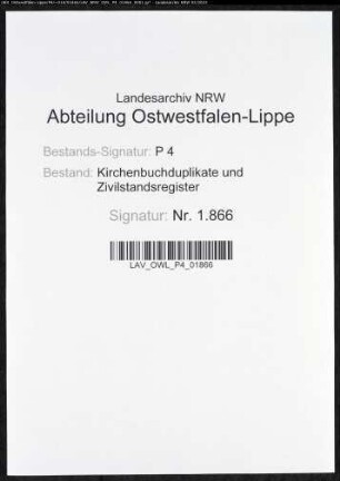 Kirchenbuchduplikat der katholischen Gemeinde Hellinghausen (GHT 1823). (Gemeinde: Hellinghausen, katholische Gemeinde)