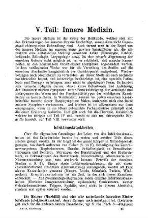 Infektionskrankheiten. - Erkrankungen der Atmungsorgane.