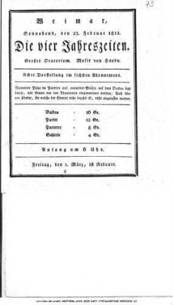 Die vier Jahreszeiten