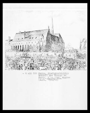 Ankunft Ludwig XVI. am 06.10.1789 in Paris