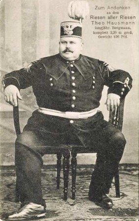Theo Hausmann, Bergmann