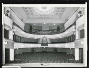 Kurfürsten Oper (auch: Deutsches Künstlertheater, Staatstheater Kleines Haus Nürnberger Strasse), Berlin: Ansicht Zuschauerraum
