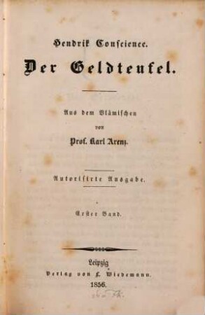 Der Geldteufel, 1
