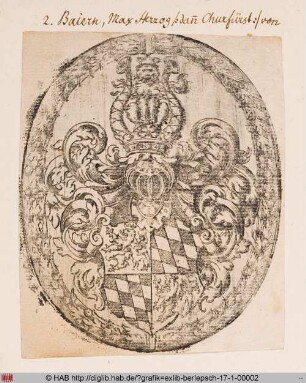 Wappen des Kürfürsten Maximilian I. von Bayern
