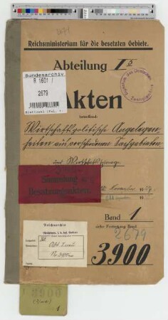 Wirtschaftspolitische Angelegenheiten aus verschiedenen Sachgebieten und Wirtschaftsspionage