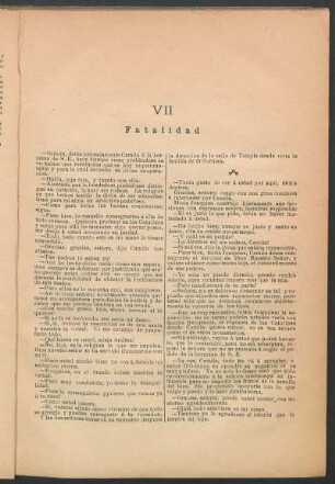 VII Fatalidad