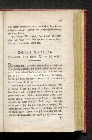 Achtes Kapitel. Conrädchen wird seines Vaters Lehrmeister.