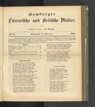 No. 51. 26. Juni 1852