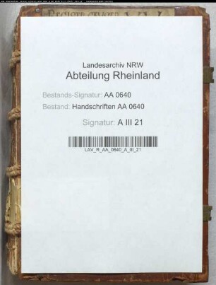 Kleve: Geschäftsregister Herzog Johanns I. (Bd. XV)