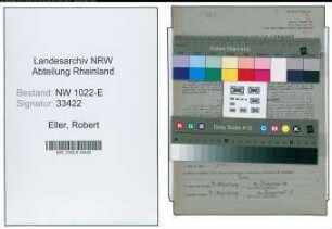 Entnazifizierung Robert Eller , geb. 05.03.1878 (Spediteur)