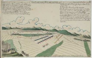 WHK 40 Hessische Revüen und Manöver: Abbildung des Lagers der hessischen Truppen bei Wilhelmsthal, 1789