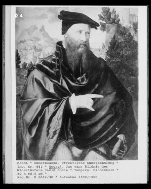 Bildnis des Widertäufers David Joris