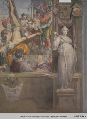 Zyklus mit Martyrien der Apostel und Tugendallegorien : Allegorie des Glaubens