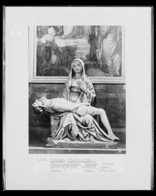 Pieta: Kopie nach spätgotischem Vorbild