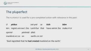 Old Albanian – Morphosyntactic structures, Part 1: Semantics of the Verb