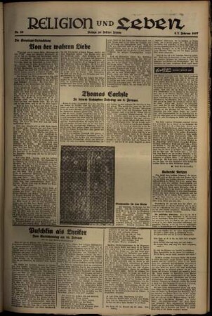 Dritte Ausgabe vom Samstag, den 06. Februar 1937.