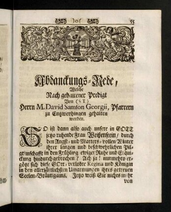 55-62, Abdanckungs-Rede.