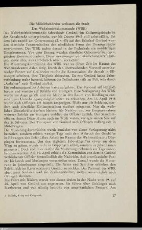 Das Wehrbezirkskommando (WBK)
