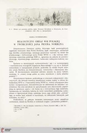 13: Realistyczny obraz wsi polskiej w twórczości Jana Piotra Norblina